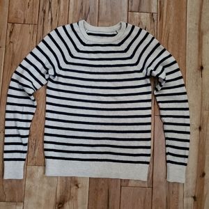 Ganni wool soft stripes sweater womens SZ  XS